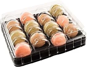 Macaron Box, Macaron To Go Packaging / Container - Holds 6 Macarons - Shock Safe for Transport - 12