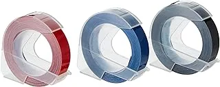 Dymo Embossing Tape 9mmx3M Assorted In A Blister Of 3Pc, V150190