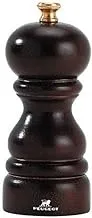 Peugeot Paris Pepper Mill 12cm Chocolate. Wood Body. Stainless Steel grinding mechanism with lifetime warranty. Made in France.