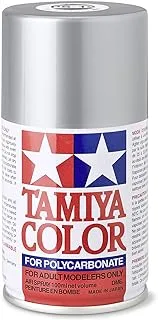 Rc Cars Accessories Tamiya Ps-12 Polycarb Spray Silver Paint 3oz Tam86012