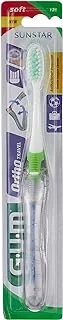 Gum Ortho Travel Toothbrush - Foldable & Travel Friendly - Anti Bacterial Protection - Gentle Tongue Cleaner - Removes Odour Causing Bacteria - Ergonomic Grip Handle - Deep & Effective Cleaning