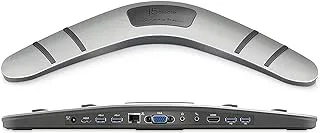 j5create USB 3.0 محطة إرساء بوميرانج مصممة بدقة 1080 بكسل كاملة | اتصال مضيف USB 3.0 | جيجابت إيثرنت | متوافق مع Microsoft Windows 7 أو أعلى و macOS X 10.8 أو أحدث ،