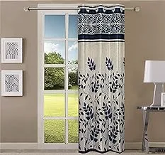 Queenzliving Marvela Curtain, Door 7 feet- Pack of 1, Royal Blue