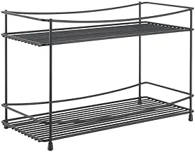 Metaltex Spice Rack 2 Tiers, Black, 33X16X21 Cm