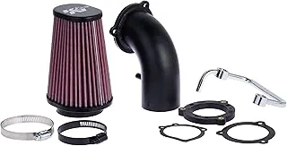 K&N Air Intake System: Air Cleaner Kit For Harley Davidson 2004-2019 Sportster XL883 XL1200 Air Cleaner Kit 63-1126 , Black