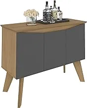 Artely Oásis Sideboard/Buffet, Oak with Graphite - W 110 x H 41,5 x D 80 cm.