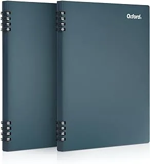 Oxford Stone Paper Notebook, 14 cm x 21.6 cm, Blue Cover, 60 Sheets, 2 Pack (161641)