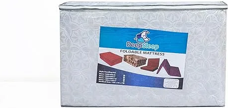 Deep Sleep Medicated Folded Mattress, Multi Color, Foldmed6cm, 90X180X6 cm