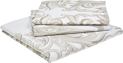 Swayam Sparkle Collection - King DBS Flat Sheet, Multi-Colour, 11001