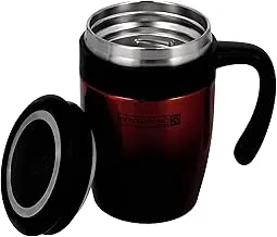 Royalford Vacuum Mug, Double Wall Stainless Steel, Rf10181-450ML/15.2Oz, Ss 304 Inner Pot, Compact Lid For Travel, Portable & Leak-Resistant, Preserves Flavour & Freshness