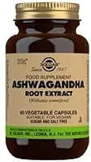 Solgar Standardized Full Potency Ashwagandha Root Extract Vegetable Capsules, 60 Count