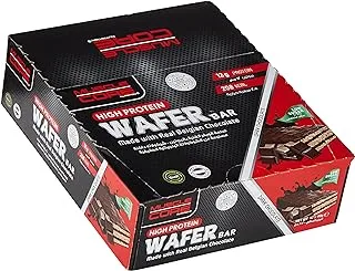 MUSCLE CORE NUTRITION High Protein Wafer Bar Dark Chocolate, 12 X 40 Gm