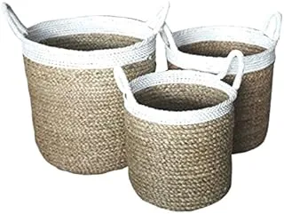 Dubai Garden Centre Braided Seagrass Basket, Large