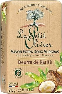 Le Petit Olivier Extra Mild Surgras Soap Bar With Shea Butter, 250 gm