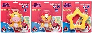 Angry Birds-Rattle Toy Cow,Lion,Star (Pack Of 3)