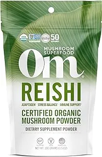 Om Mushroom Superfood OM REISHI ORGANIC MUSHROOM POWDER 100G : 00202