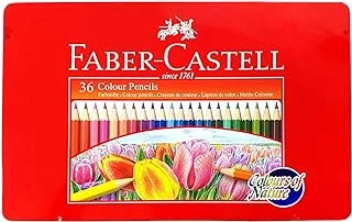 Faber-Castellcolours Of Nature Colour Pencils 36 In A Flat Metal Tin, Assorted, 113468