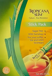 Tropicana Slim Zero Calorie Sweetener Diet Stick - 37.5 جم