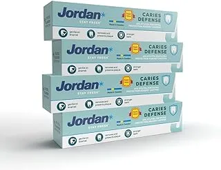 Jordan Cavity Defense Toothpaste, 4 x 75 ml