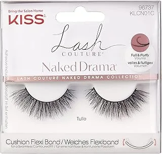 Kiss Lash Couture Naked DRAMa Lashes, Tulle Klcn01C, 1 gm