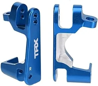 Traxxas Caster Blocks Aluminum Left And Right Slash 4X4, Blue, Tra6832X