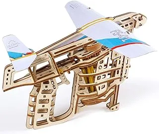 UGEARS Model Flight Starter 3D Wooden Puzzle, Camel Brown, Ugr-70075, 198 Parts