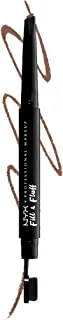 NYX PROFESSIONAL MAKEUP Fill & Fluff Eyebrow Pomade Pencil, Auburn 03