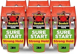 Scotch Sure Start Shipping Packaging Tape, 1.88