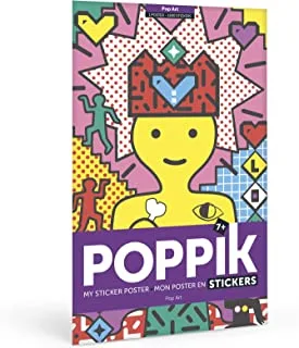 Poppik Sticker Book Pop Art Poster For Children - Fun, Educational Poster Kit