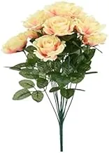 Dubai Garden Centre Rose Artificial Flower Bunch, Mix Colours