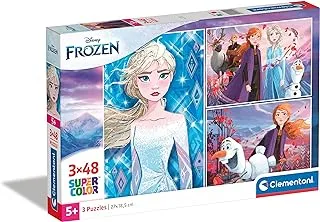 Clementoni 25240 3 X 48Pc Puzzle-Frozen 2, Multicoloured