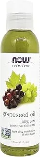 Now Solutions Grape Seed Oil, 4 Ounce