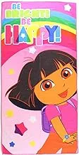 Nickelodeon Dora Microfibre Kids Beach Bath Towel, 55 X 110 Cm