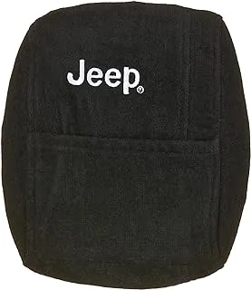 Seat Armour - KAJGCB05-10 Officially Licensed Custom Fit Center Console Cover with Jeep Embroidered Logo for Select Grand Cherokee Models(2005-2010) (Black)