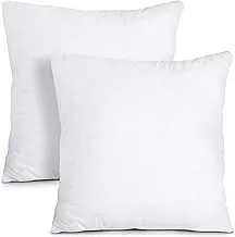 Maestro Cushion Filler Microfiber outer fabric, 450 grams with hollow fiber filling, Size: 50 x 50, White