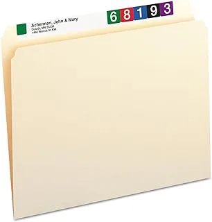 Smead File Folder, Straight-Cut Tab, Letter Size, Manila, 100 per Box (10300)