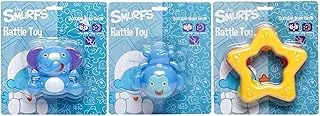 Smurfs-Rattle Toy Elephant,Monkey,Star(Pack Of 3)