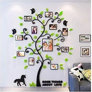 Coolbaby 3D Arcylic Diy Family Photo Frame Tree Wall Sticker Home Decor Living Room Bedroom Art Picture Frame Wall Decals Poster-Ee