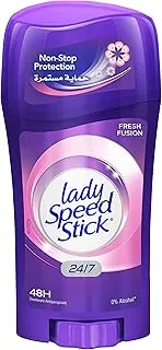 Lady Speed Stick, 24/7 Fresh Fusion, Antiperspirant Deodorant, 65G