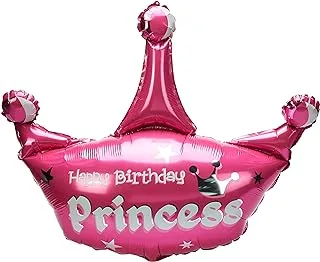 Rgl Happy Birthday Princess Pink Balloon, Multicolor, S230C-P