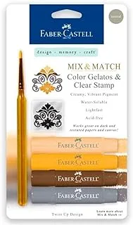 Faber-Castell Gelatos Mix And Match Crayon NEUtral, Brown/Grey, F121805