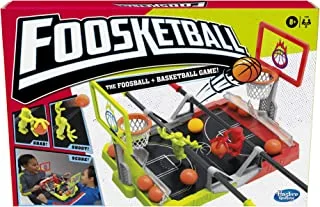 Hasbro Foosketball Game, The Foosball Plus Basketball Shoot And Score Shoot And Score Not Searched Tabletop Game For Kids Ages 8 And Up, For 2 Players