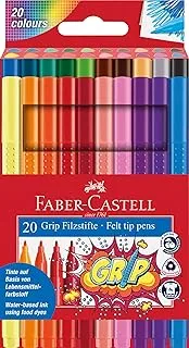 Faber-Castell Grip Felt Pen 20 Color In A Wallet