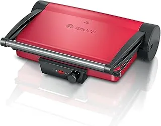 Bosch Contact Grill, 2000 Watts, 3-in-1 Electric Grill, Adjustable Heat Grill, Easy Cleaning, Made in Europe, TCG4104GB