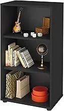 Artany Clean Bookcase, Black, H 81.2 x W 45 x D 30 cm