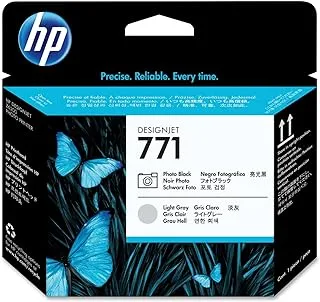 HP (Hewlett Packard) رأس الطباعة الأصلي CE020A HP 771 DesignJet للصور أسود / رمادي فاتح