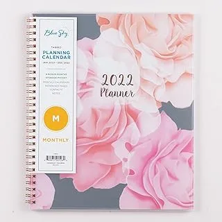 Blue Sky 2022 Monthly Planner, January 2022 - December 2022, 8