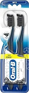 Oral-B Charcoal Soft Whitening Therapy Toothbrush, Pack Of 2