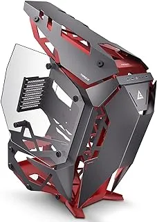 Antec Torque Aluminum Mid Tower Gaming PC Case - Liquid Cooling Support - RGB Gaming PC Cabinet - High Performance PC Gaming Cabinet - Winner of IF Design Award 2019 - Black & Red