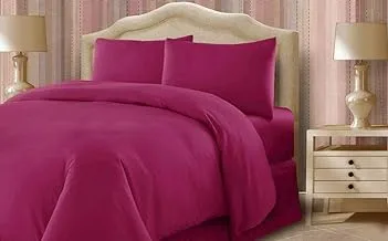 Taraf 250 Thread Count 3 Piece Sheet Set - King Size (200 X 220 Cm) - Fuchsia